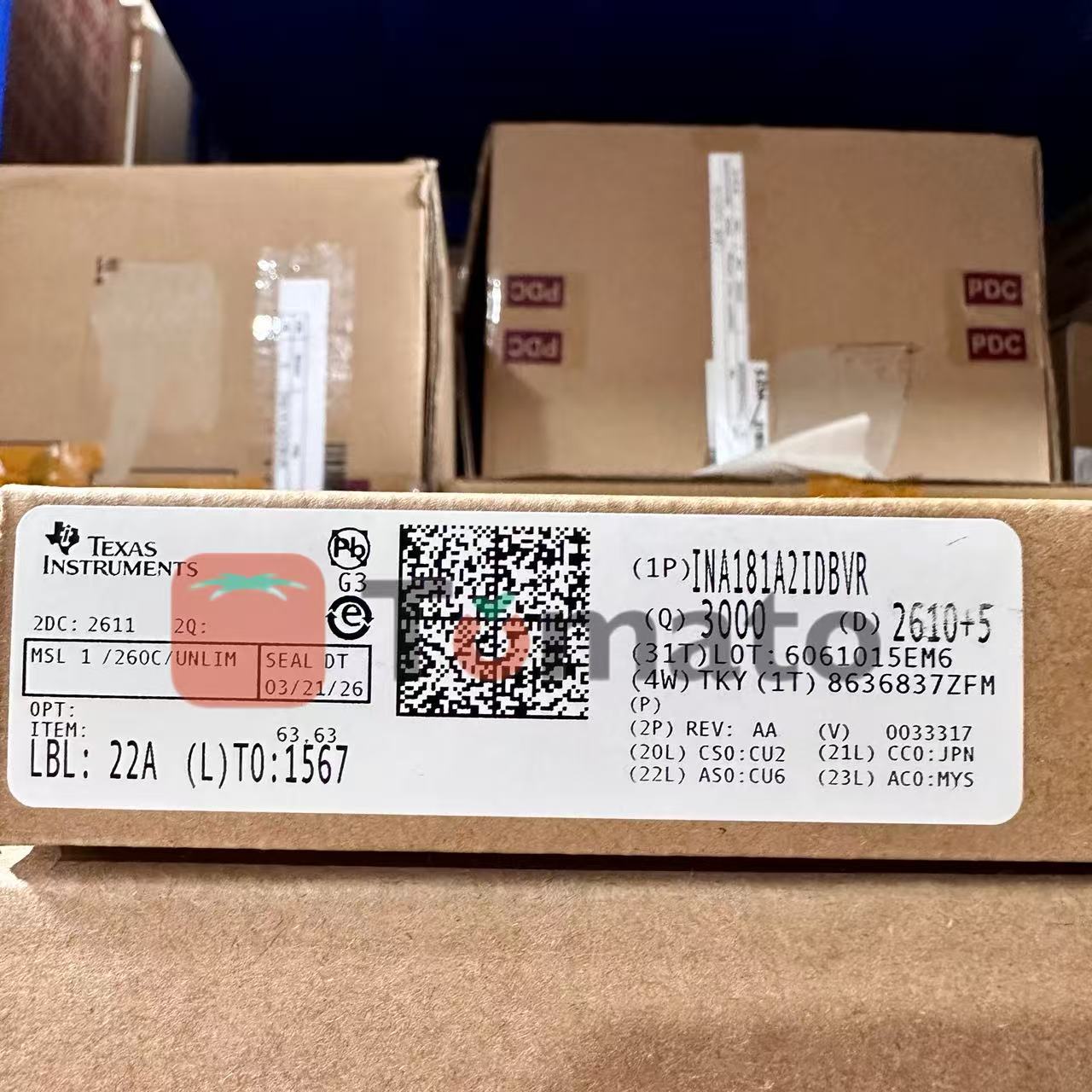 INA181A2IDBVR Texas Instruments
